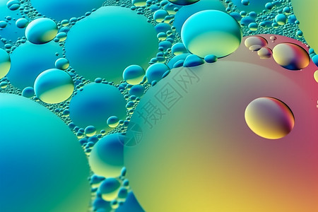 多彩气泡创意背景图片