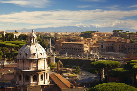古典罗马建筑景观图片
