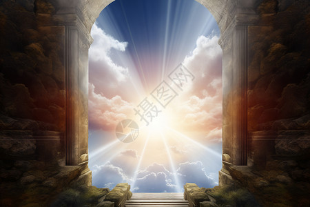神圣的天堂之门图片