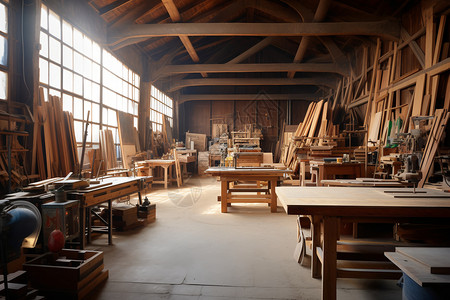 木质用品工作室图片