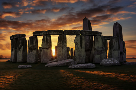 英国巨石阵高清神秘的巨石遗址背景
