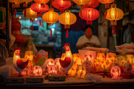 中秋节漂亮的灯笼背景图片