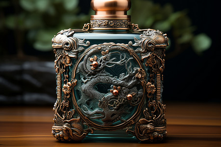 玲珑瓷古代瓷花瓶设计图片