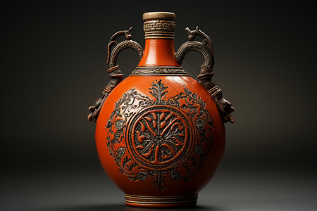 古代中国陶壶图片