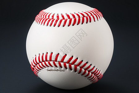 皮革材质的棒球背景图片