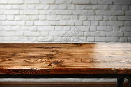 原木色的室内木质桌面图片
