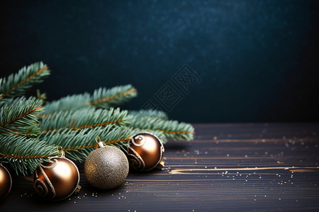 冬日欢乐的圣诞节装饰品图片