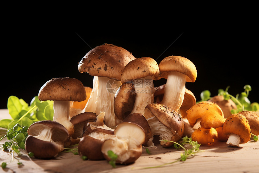 营养饮食的蘑菇图片
