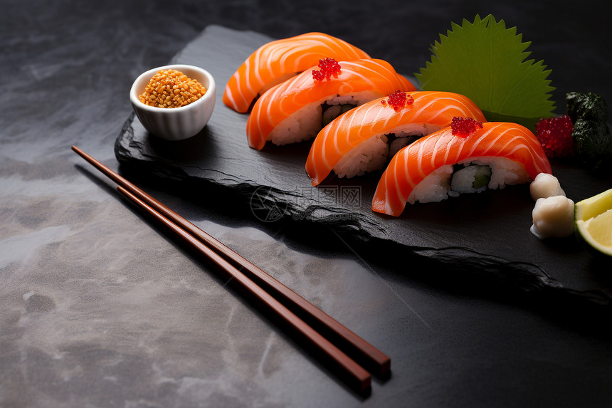 日式传统寿司图片