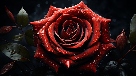 唯美的玫瑰花朵图片