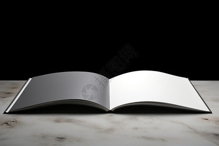 出版物大理石桌面上的书籍设计图片