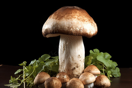 健康营养的菌菇图片