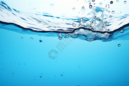 水波荡漾中的流动液体背景图片
