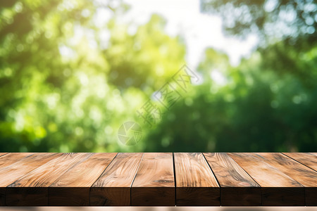 自然背景下的木板背景图片