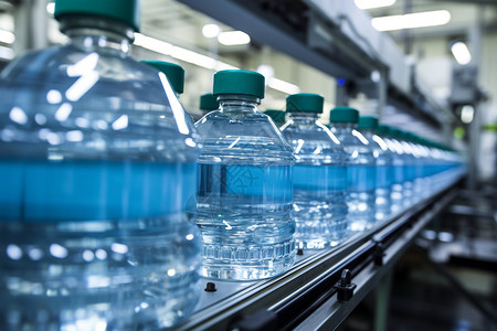 矿泉水生产工业生产中的塑料瓶回收流程背景