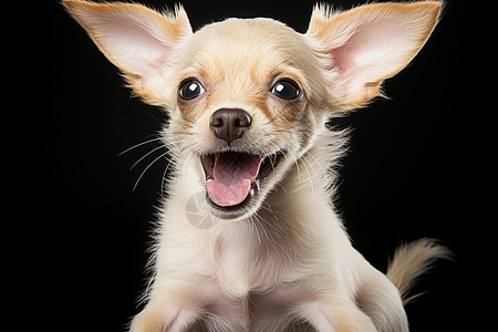 可爱的微笑小狗图片