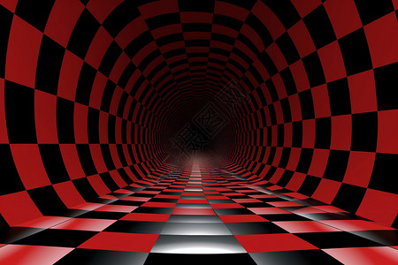 黑红方块的幻影高清图片