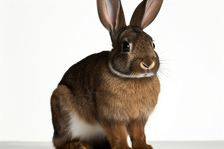 可爱兔子的耳朵背景图片