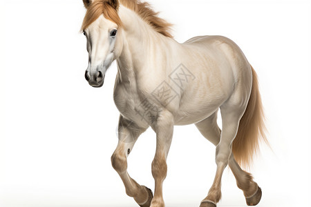 哺乳动物白马背景图片