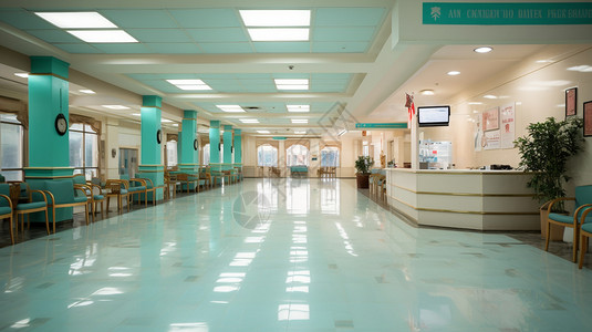 医院的走廊图片