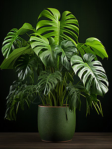 植物的大叶片背景图片