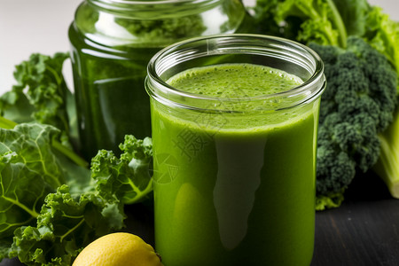 绿色健康绿色果蔬汁图片
