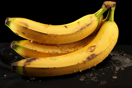 成熟发黑的香蕉图片