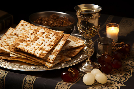 犹太晚餐仪式照片背景