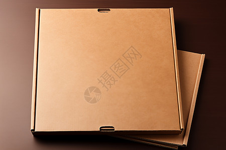 披萨外卖纸盒高清图片