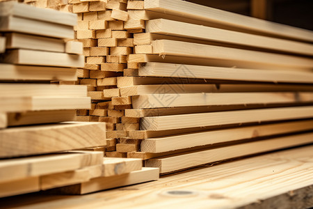 施工木板材料高清图片