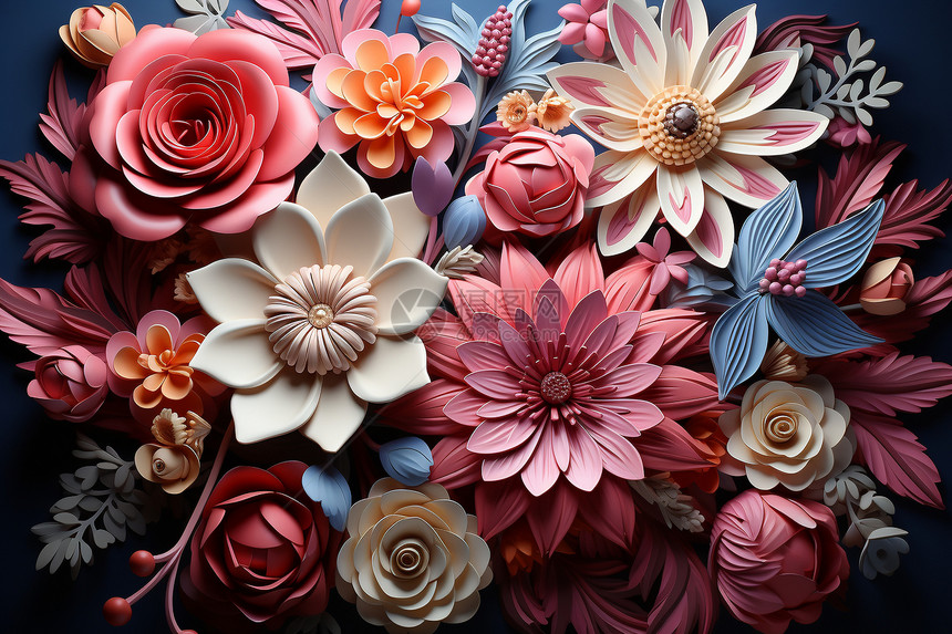 迷人的3D花卉图片