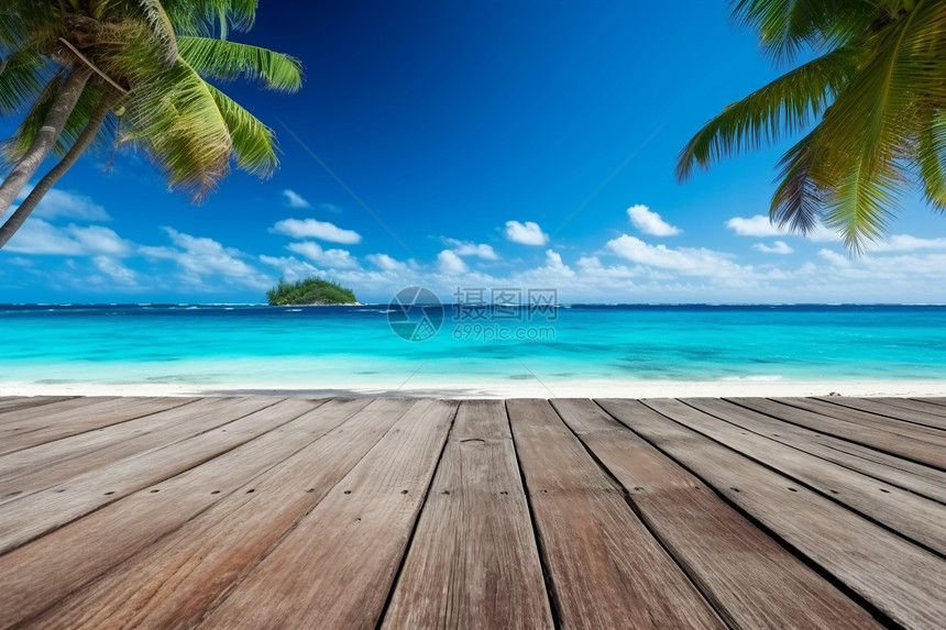 热带海滩美景图片