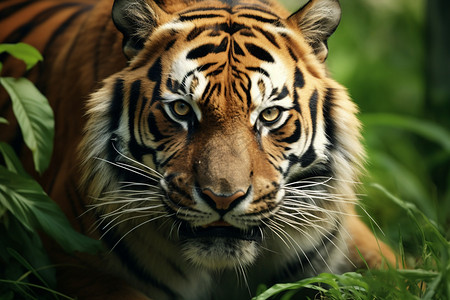 静静观察的老虎图片