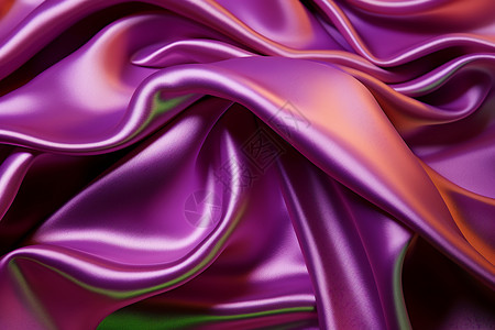 光滑柔软的紫色丝绸织物图片