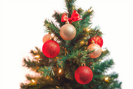 温馨的小圣诞树背景图片