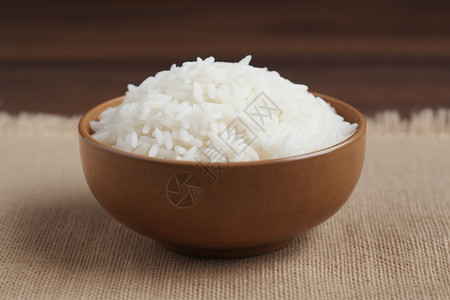 香软的白米饭背景图片