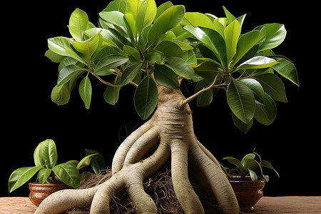 温室植物背景图片