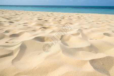 银色沙滩背景图片