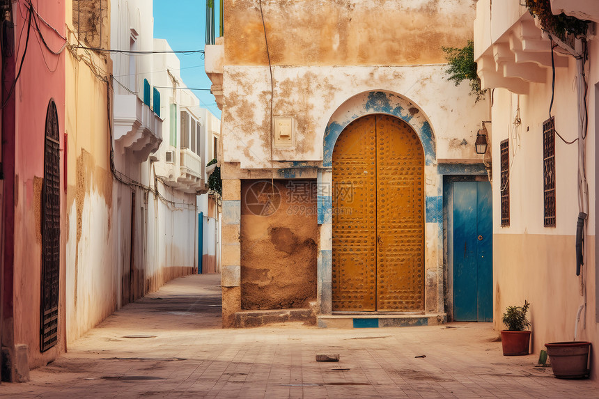 摩洛哥风情古城图片