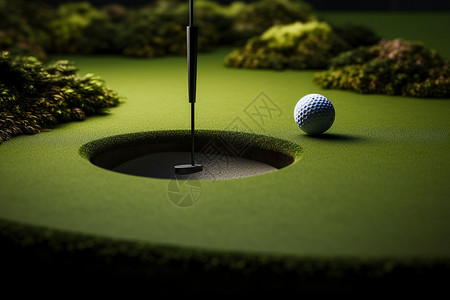高尔夫球场模型图片