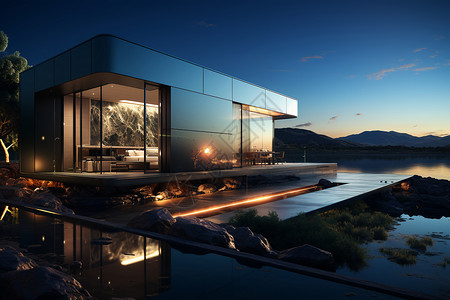 未来湖畔别墅设计图片