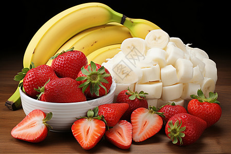 健康营养的美味水果草莓高清图片素材