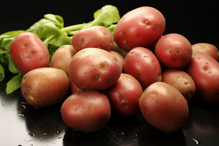 新鲜土豆食物图片