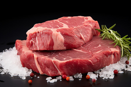 冰冻肉类美食冰冻肉高清图片