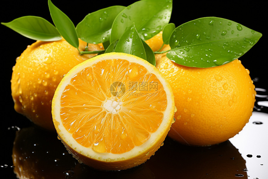 营养丰富的橙子图片