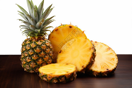美味的菠萝健康高清图片素材