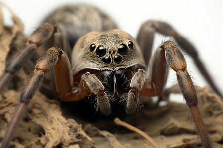 蜘蛛织巢图片