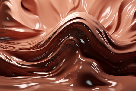 巧克力漩涡纹理背景图片