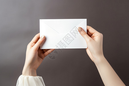 邮寄信件女人女人手里的信背景