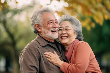 退休老人的幸福生活图片